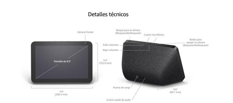Amazon Echo Show 8 Alexa Blanco-2
