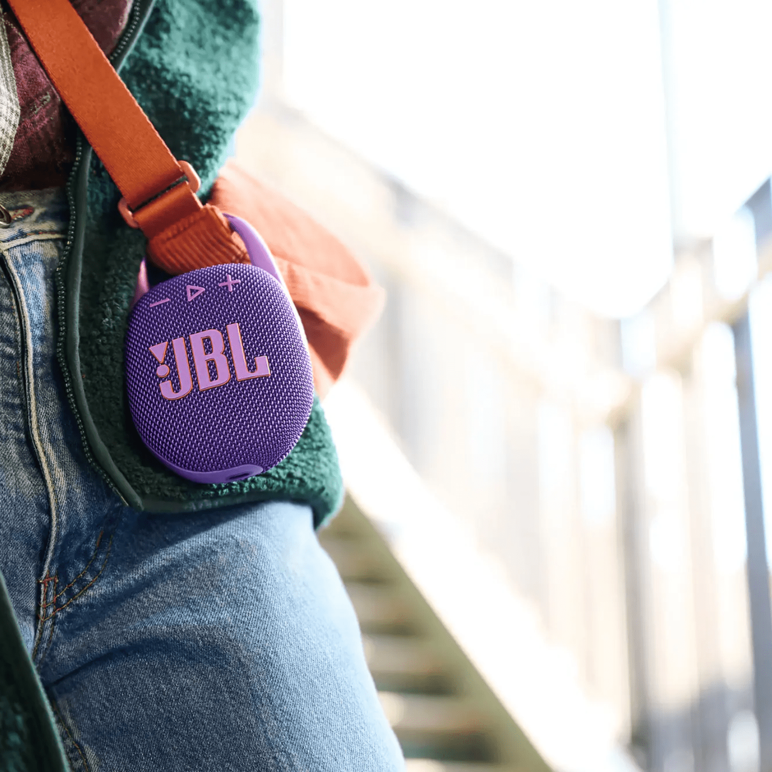 Parlante Bluetooth JBL Clip 5 Purpura-1