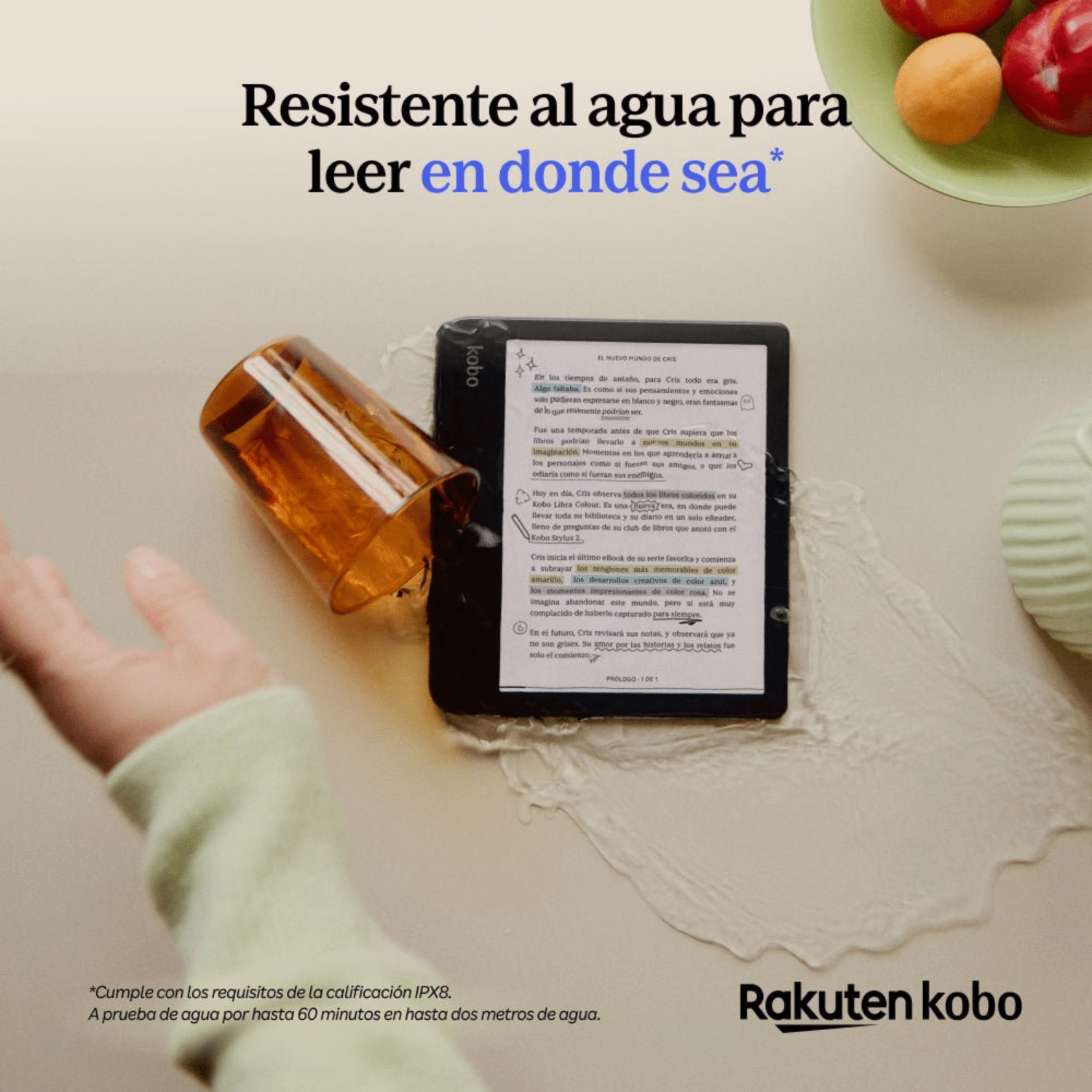 Pack Kobo Libra Colour 32GB Negro con Lápiz Stylus 2 y Funda Transparente-3