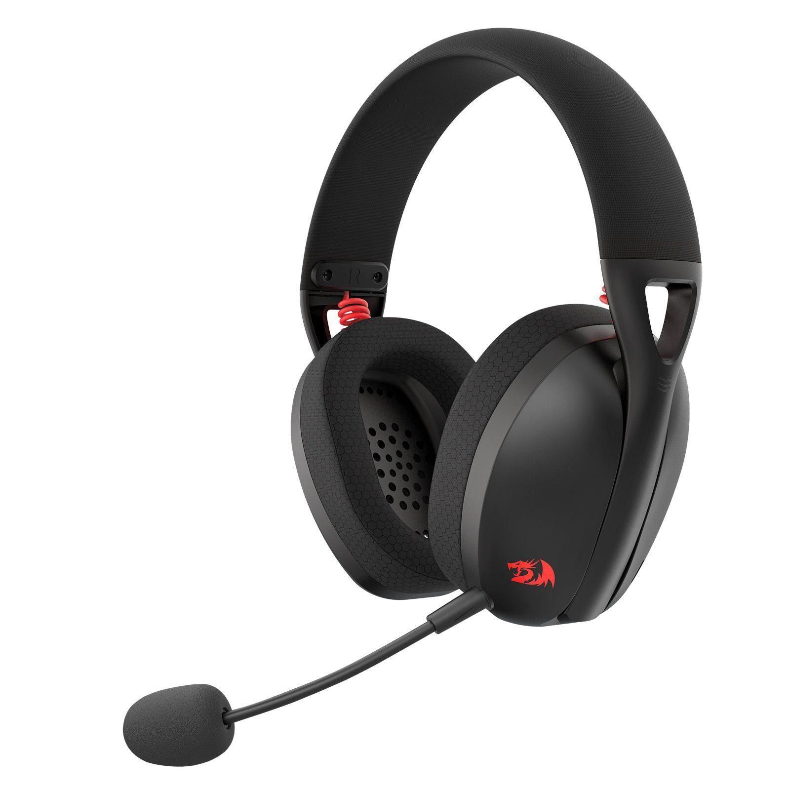 Audífonos Inalámbricos Redragon IRE Wireless Triple Conexión - Negro-0
