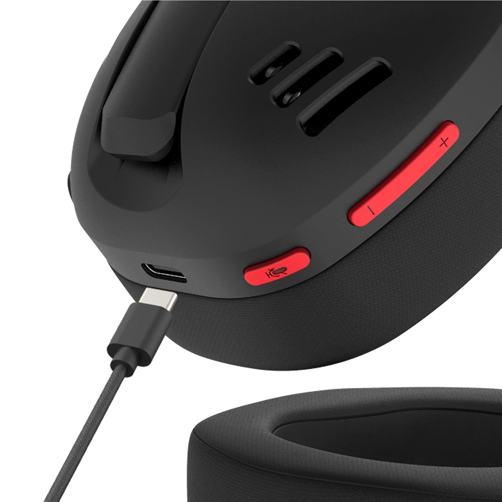 Audífonos Inalámbricos Redragon IRE Wireless Triple Conexión - Negro-4