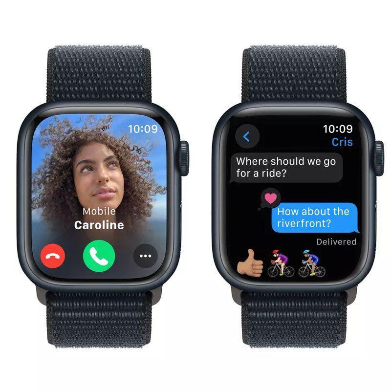 Apple Watch Serie 9 (GPS) Caja Midnight aluminio 41 mm con-5