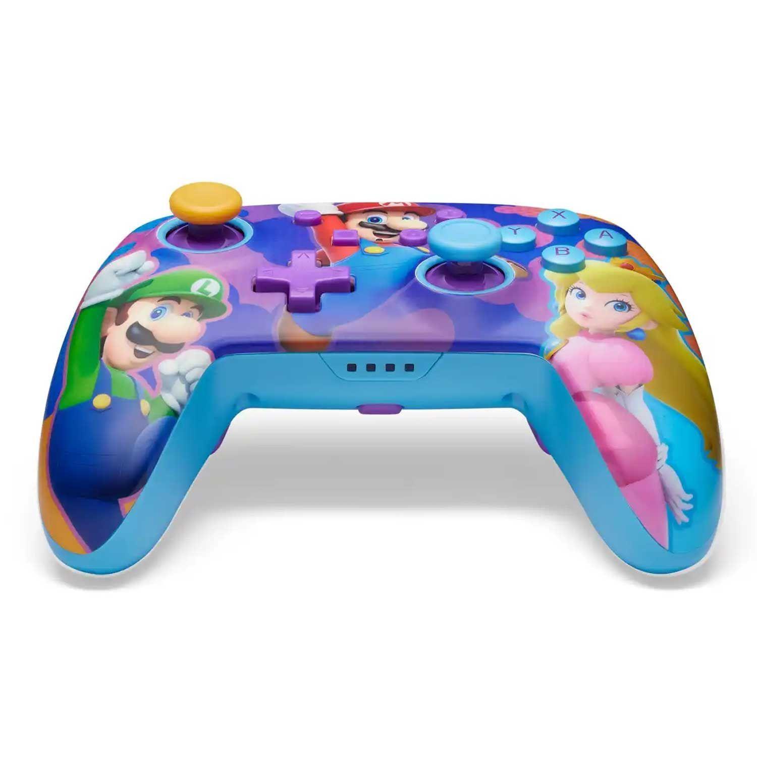 Control Inalmbrico PowerA Enhanced Super Mario Bros Splash Heroes Nintendo Switch-3