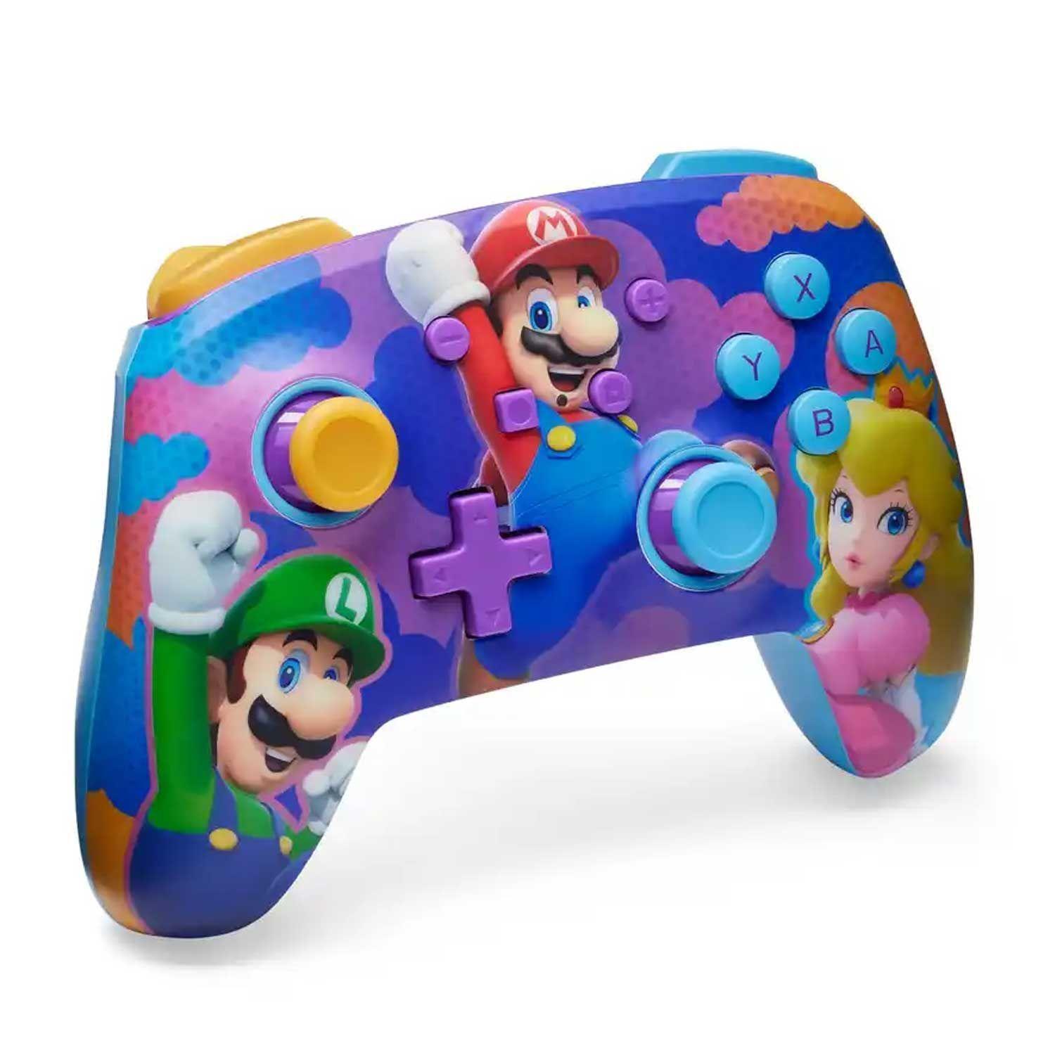 Control Inalmbrico PowerA Enhanced Super Mario Bros Splash Heroes Nintendo Switch-6