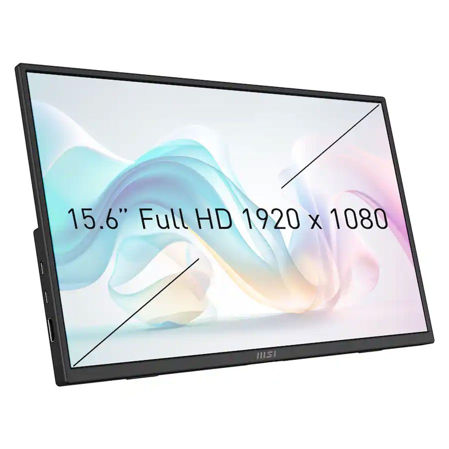 Monitor Portátil MSI PRO MP165 E6 15.6" FHD IPS 60Hz 4ms con Altavoces, USB-C y HDMI - Negro-3