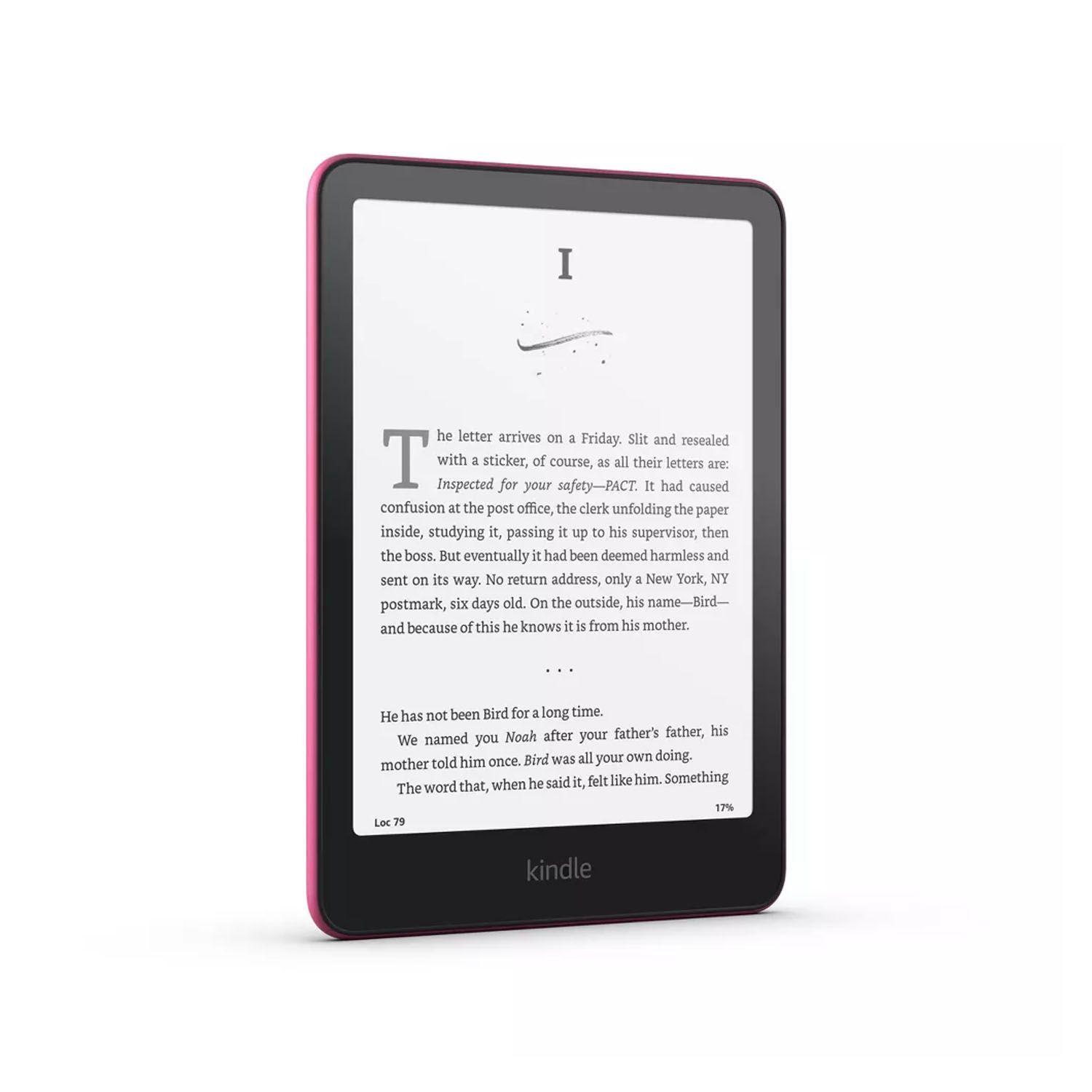  Kindle Paperwhite 7" 2024 16 GB Raspberry con Funda Premium Celeste-3