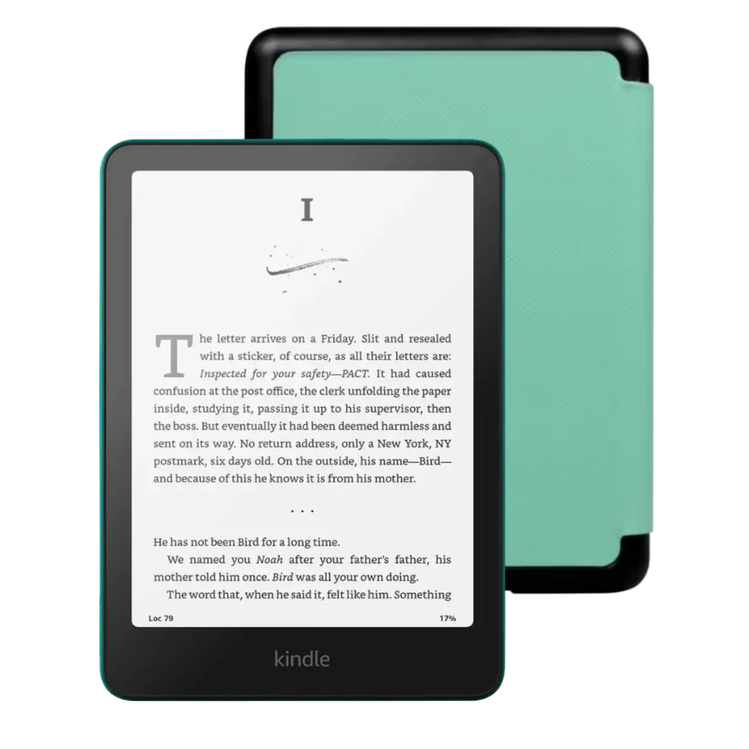 Kindle Paperwhite 7" 2024 16 GB Jade con Funda Premium Verde-0