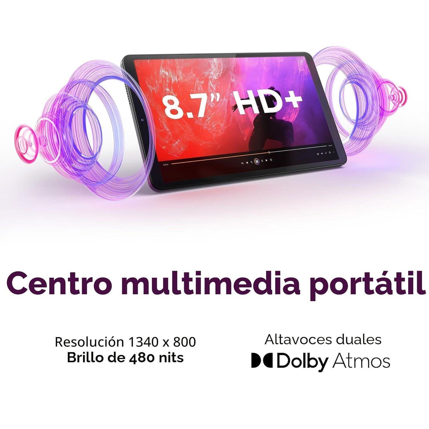 Tablet Lenovo Tab One 8.7" – 4GB RAM, 64GB, Android 14 + Funda Protectora Incluida - Negro-4