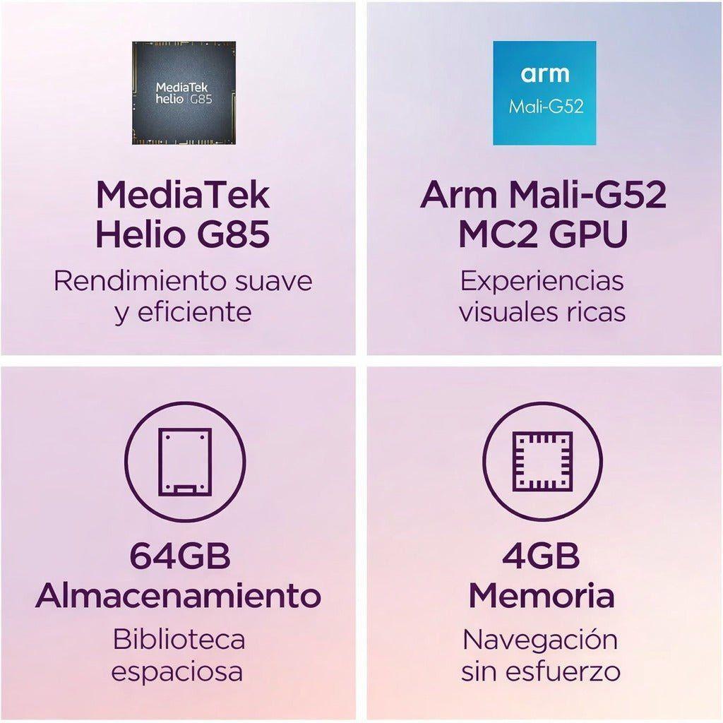 Tablet Lenovo Tab One 8.7" – 4GB RAM, 64GB, Android 14 + Funda Protectora Incluida - Negro-5