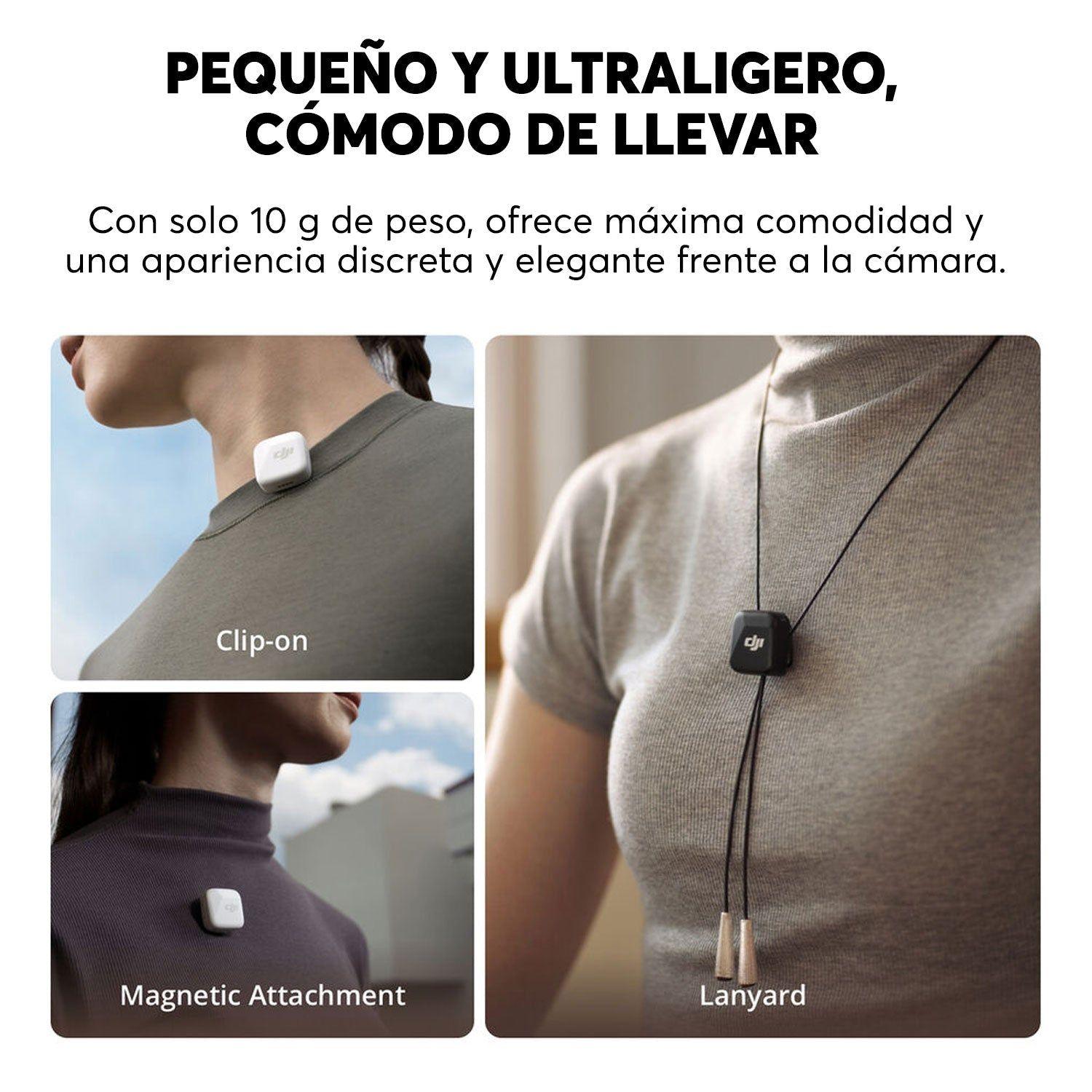 Micrófono inalámbrico compacto DJI Mic Mini Negro-1