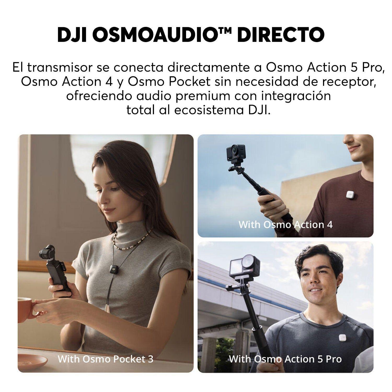 Micrófono inalámbrico compacto DJI Mic Mini Negro-3