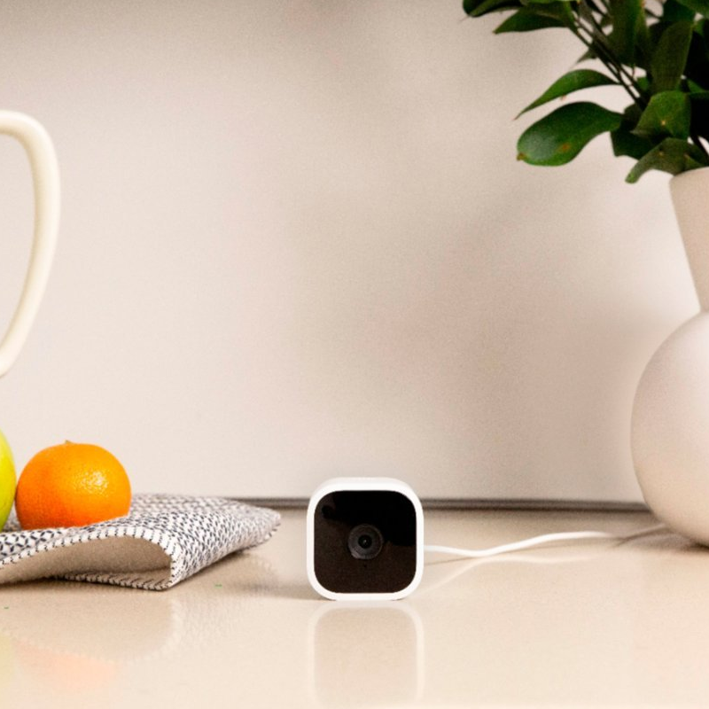 Blink Mini Indoor 1080p Wi-Fi Camara Seguridad Blanco-3
