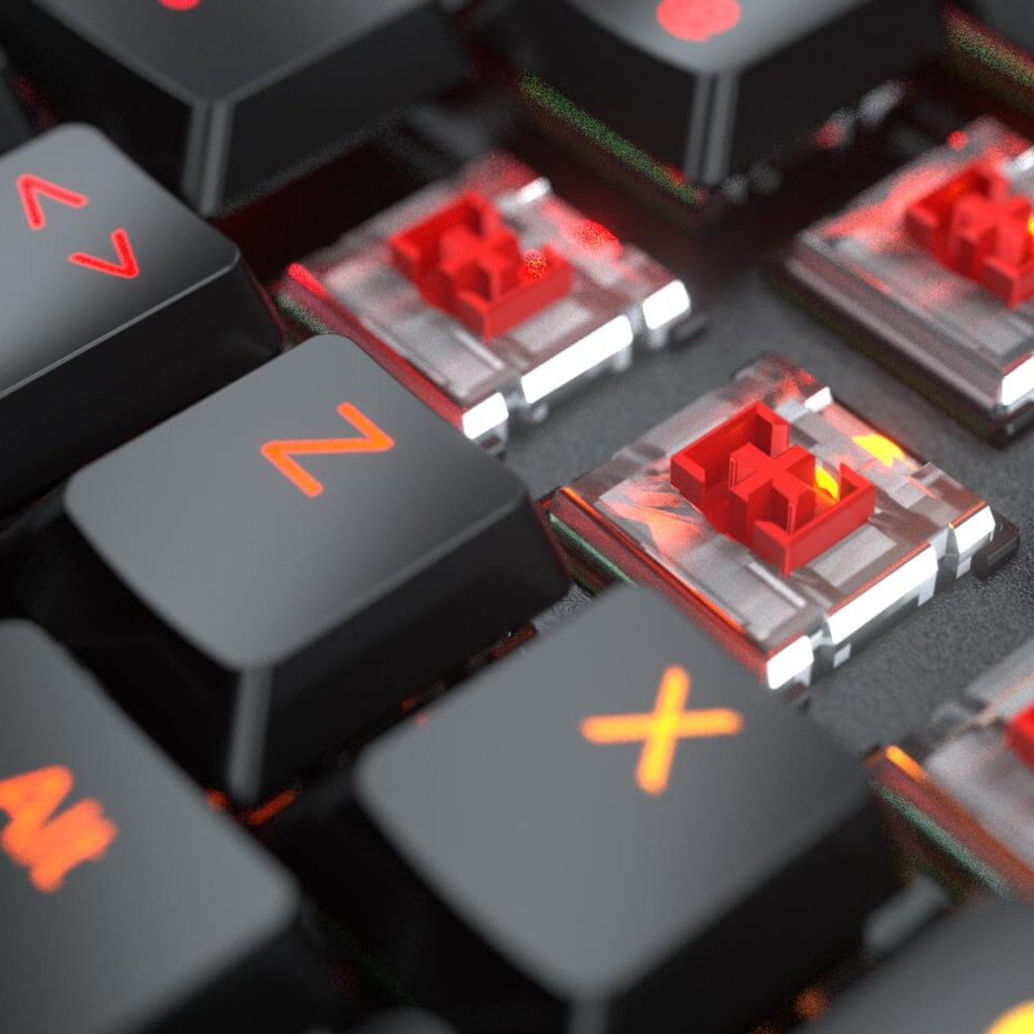 Teclado Gamer Redragon Cableado Horus TKL K622SP Switch Red RGB Negro-2
