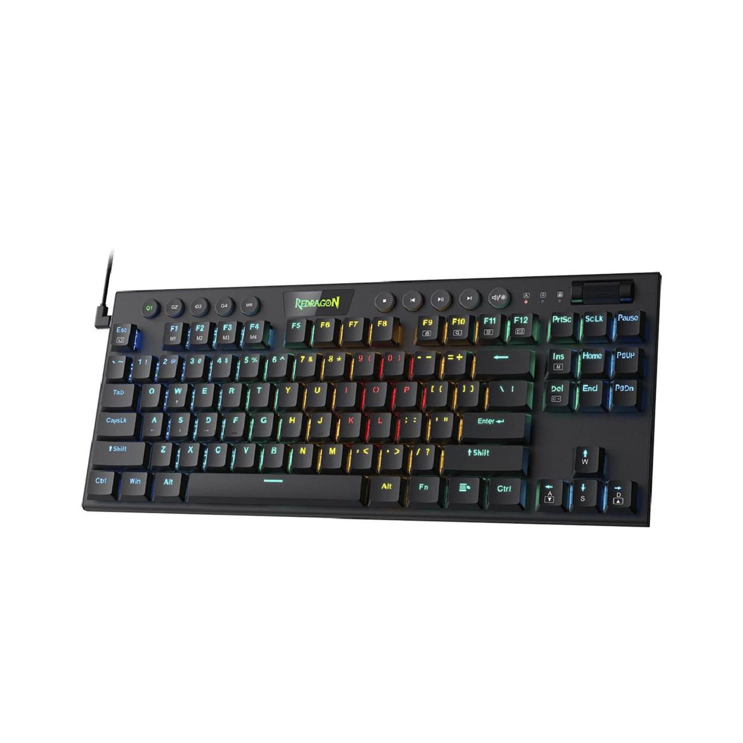 Teclado Gamer Redragon Cableado Horus TKL K622SP Switch Red RGB Negro-3