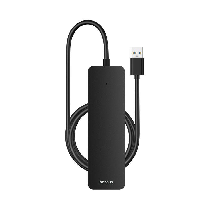 Adaptador HUB 100cm USB-A a USB 3.0 X 4 - 5 Gbps - Baseus UltraJoy Series - Negro-5