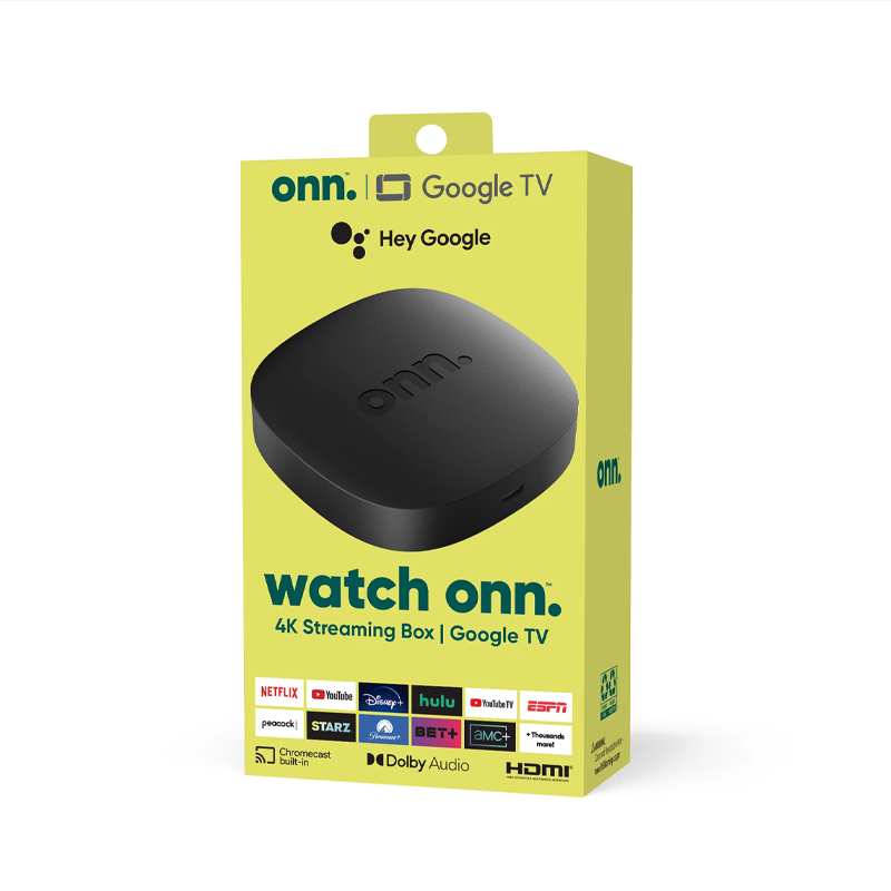 ONN Google TV - 4K - Streaming (2023) - Negro-0