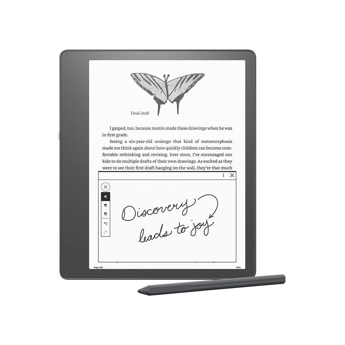 Amazon Kindle Scribe 10.2" con Lápiz Básico 16GB - 2022 - Gris-0