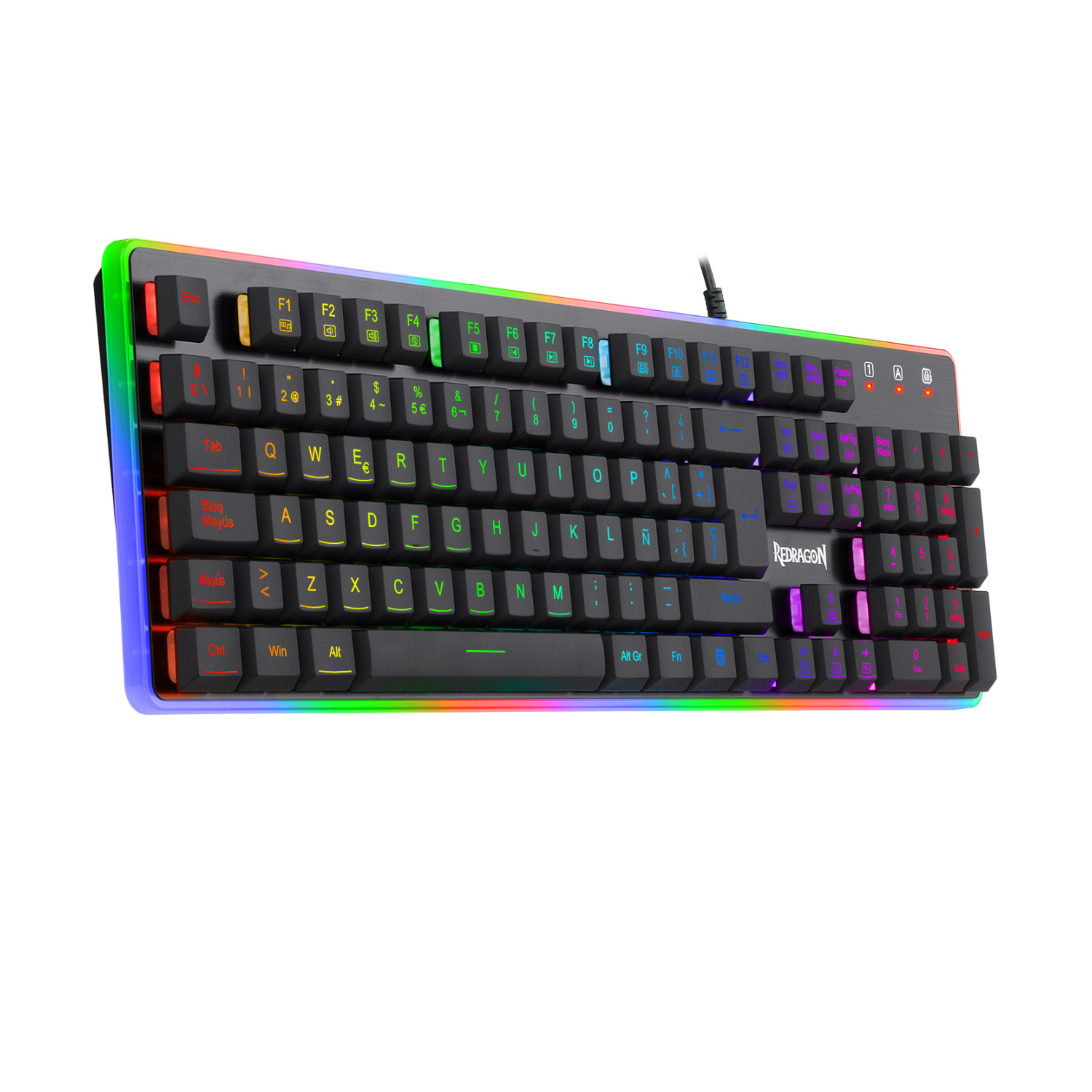 Teclado Gamer Redragon Dyaus 2 K509 RGB Negro-7