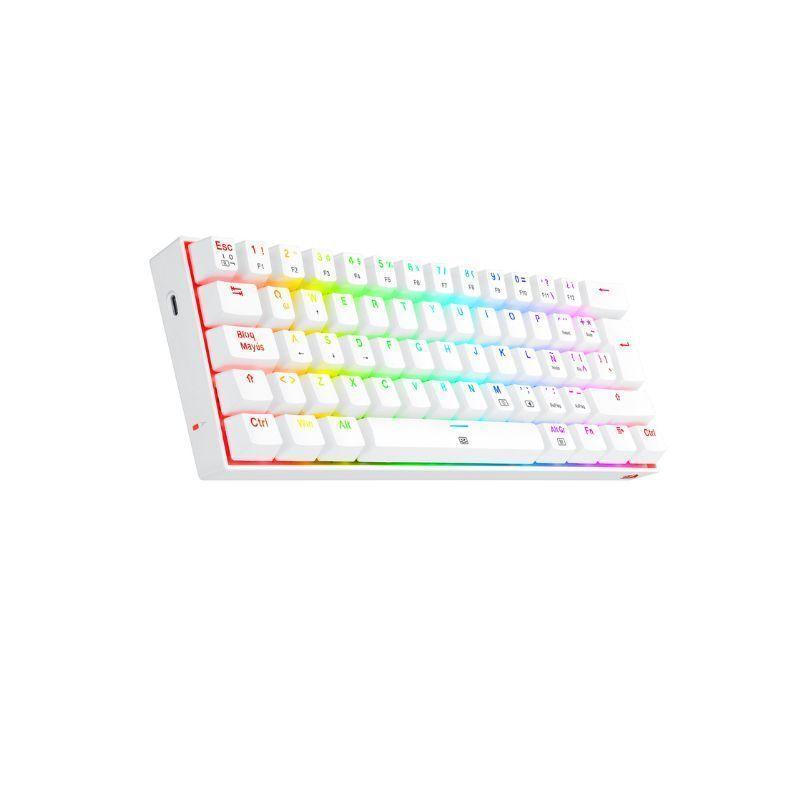 Teclado Mecánico Redragon Dragonborn K630W-RGB-SP - Blanco-2