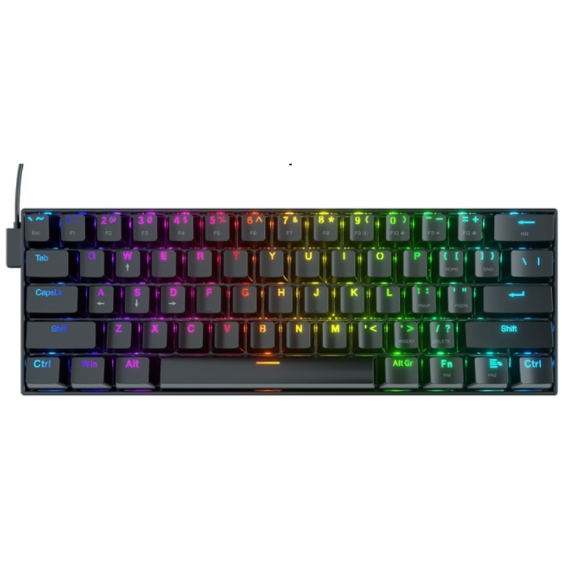 Teclado Gamer Redragon Dragonborn K630 RGB SWITCH RED Negro-0