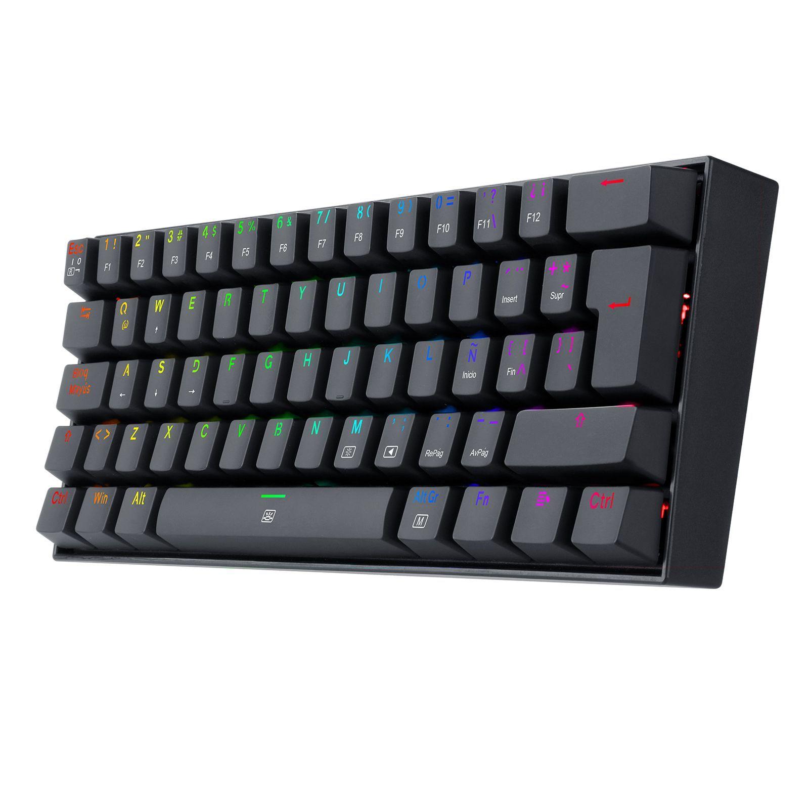 Teclado Gamer Redragon Dragonborn K630 RGB SWITCH RED Negro-4