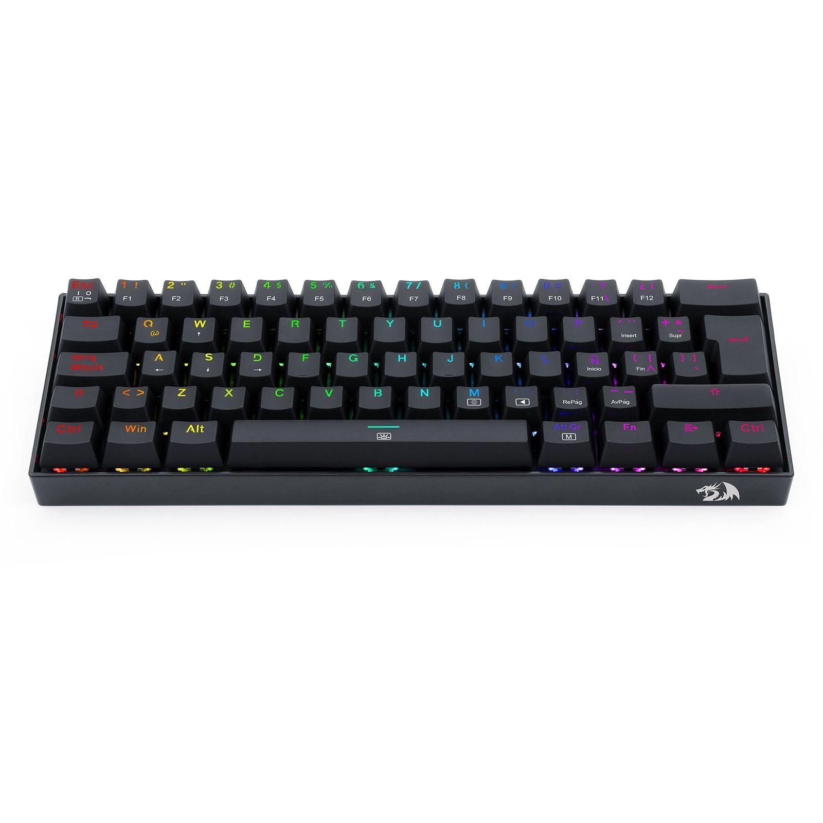 Teclado Gamer Redragon Dragonborn K630 RGB SWITCH RED Negro-5