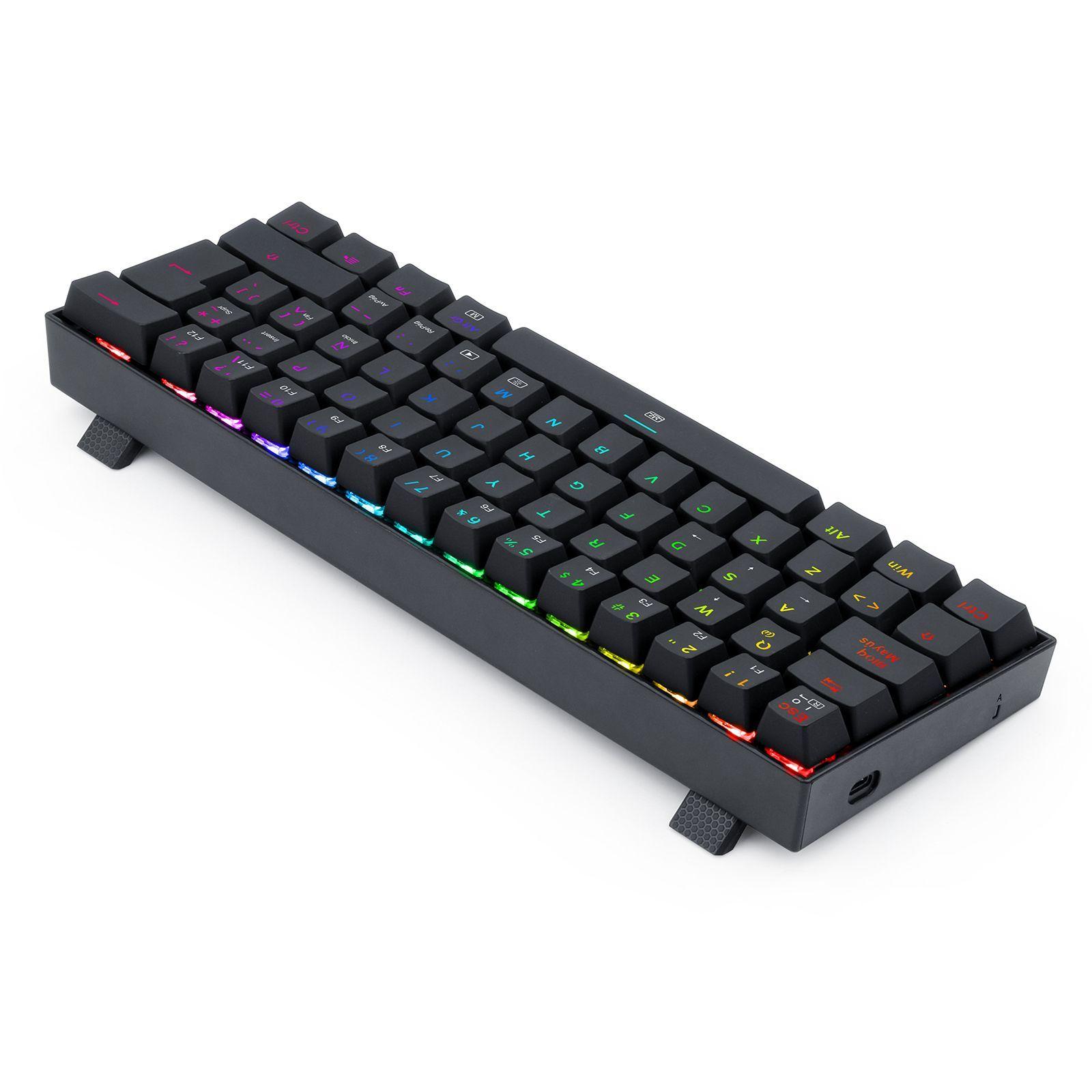 Teclado Gamer Redragon Dragonborn K630 RGB SWITCH RED Negro-6