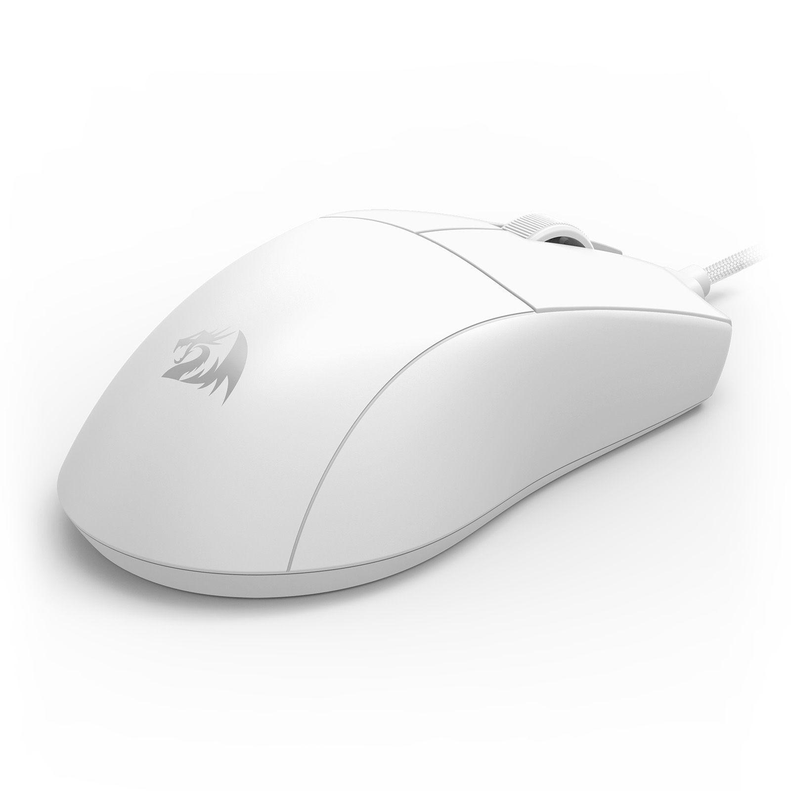 Mouse Gamer Redragon King M724W - Blanco-3