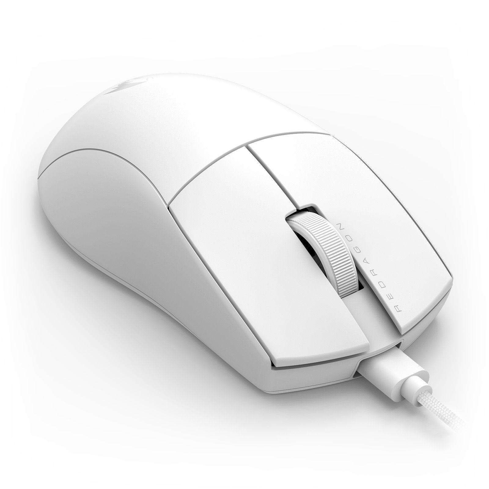 Mouse Gamer Redragon King M724W - Blanco-6