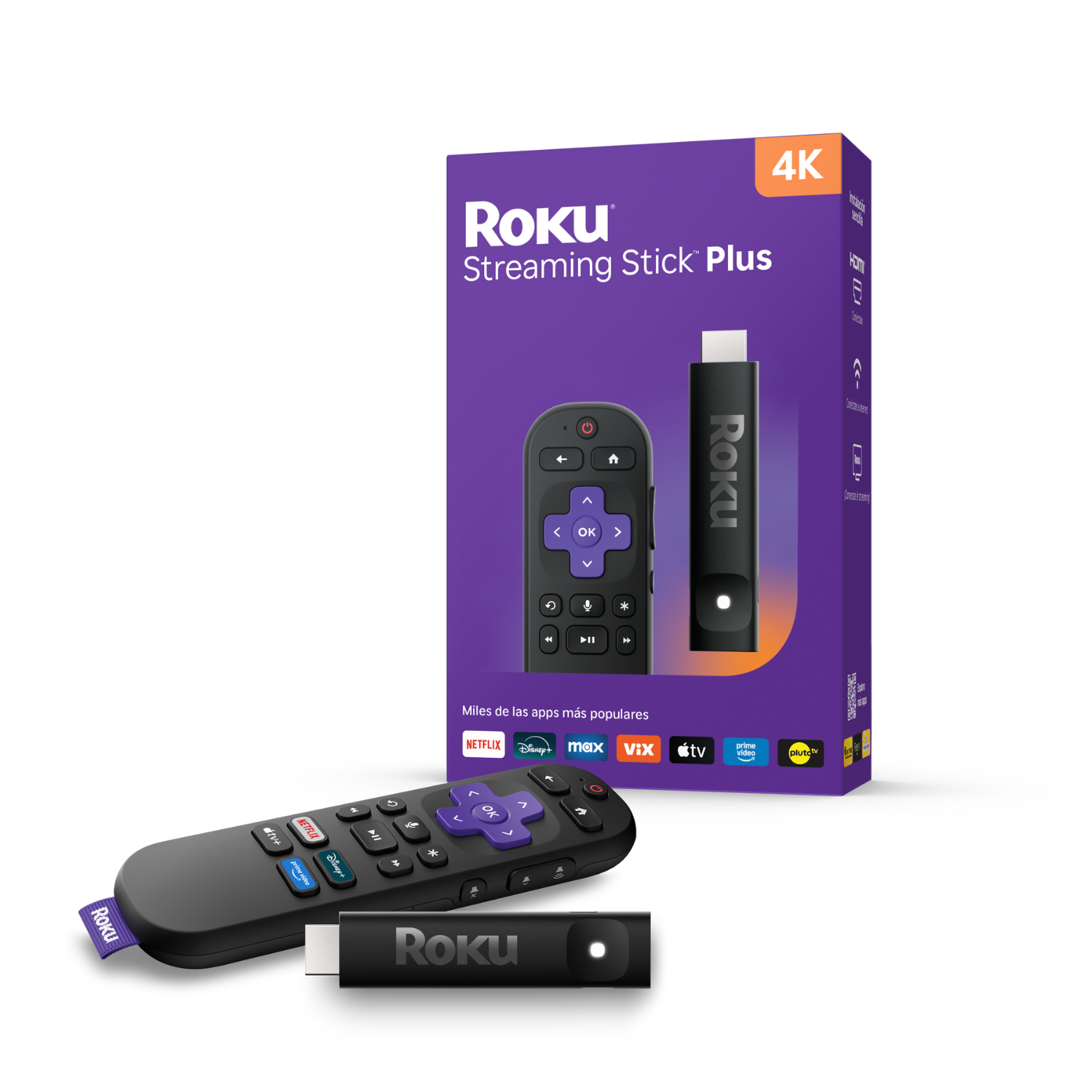 Roku Streaming Stick Plus 2025 Dispositivo de streaming 4K TV-0
