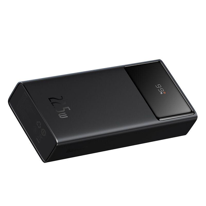Powerbank Baseus Star Lord Pantalla Digital - Carga Rápida 30000mAh 22.5W - USB a Tipo C - Negro-3