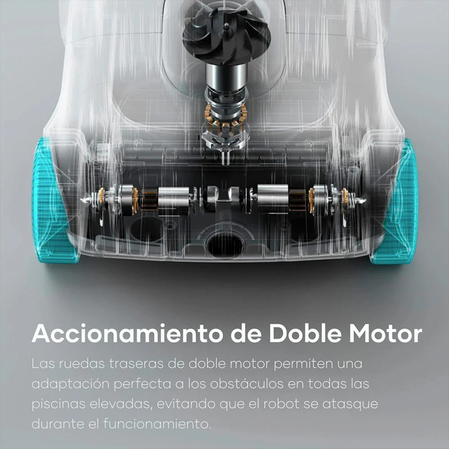 Limpiador de piscina automático Aiper Scuba E1 gris-3