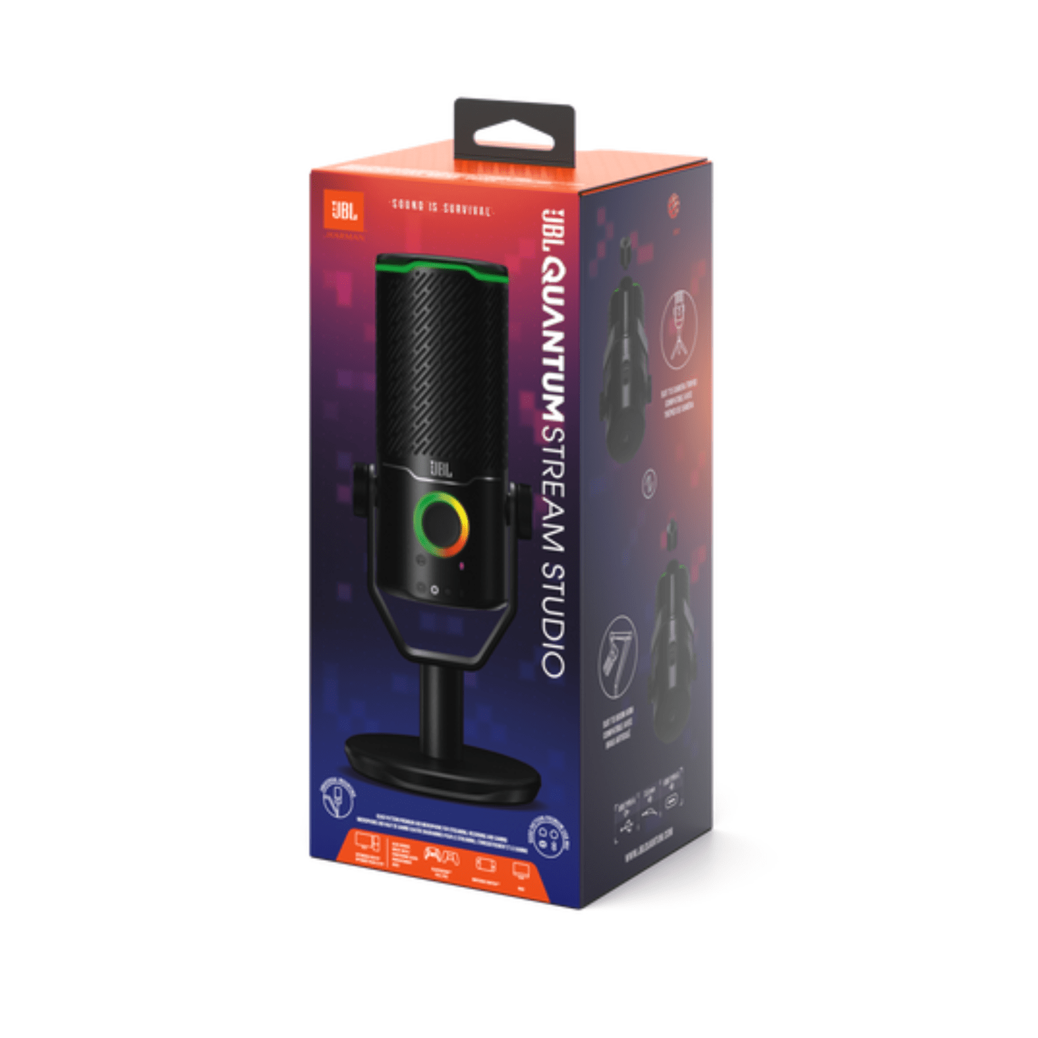 Micrófono JBL Quantum Stream Studio Negro-7