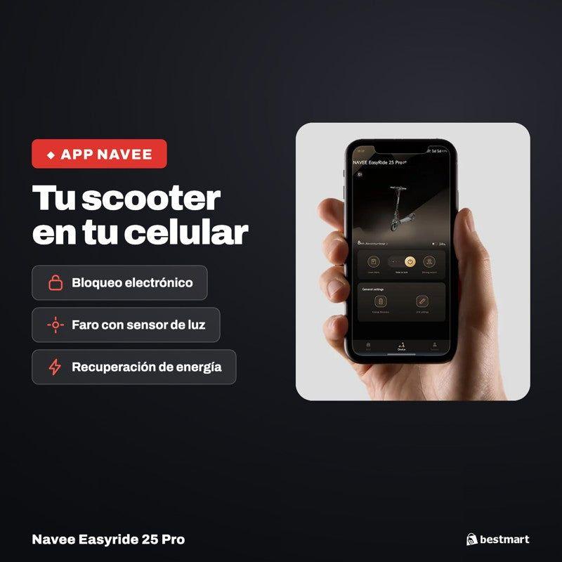 Scooter Eléctrico Navee Easyride 25 Pro 480W Autonomía 25km-8