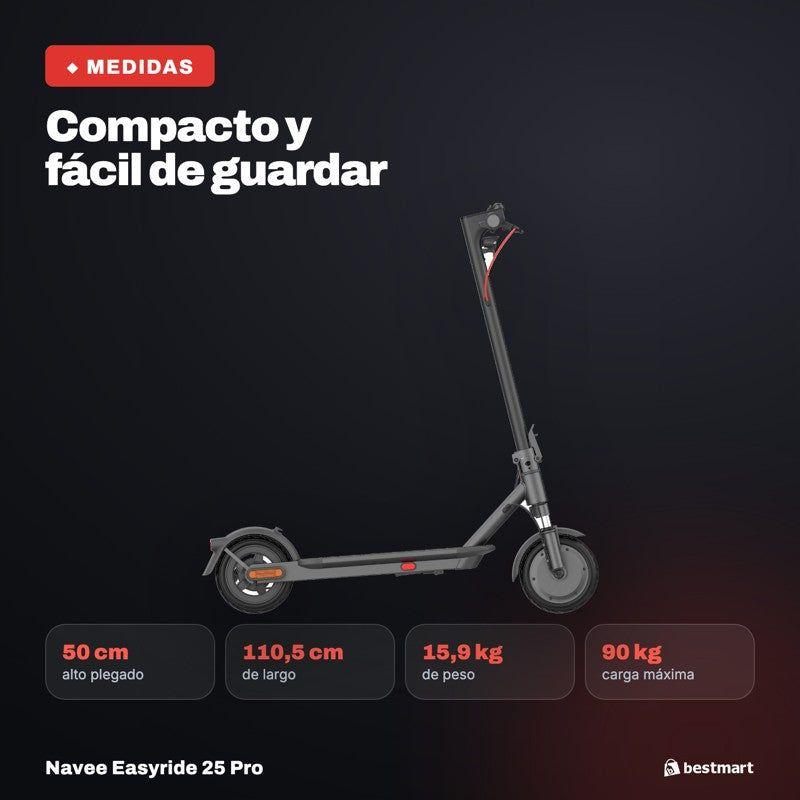 Scooter Eléctrico Navee Easyride 25 Pro 480W Autonomía 25km-9