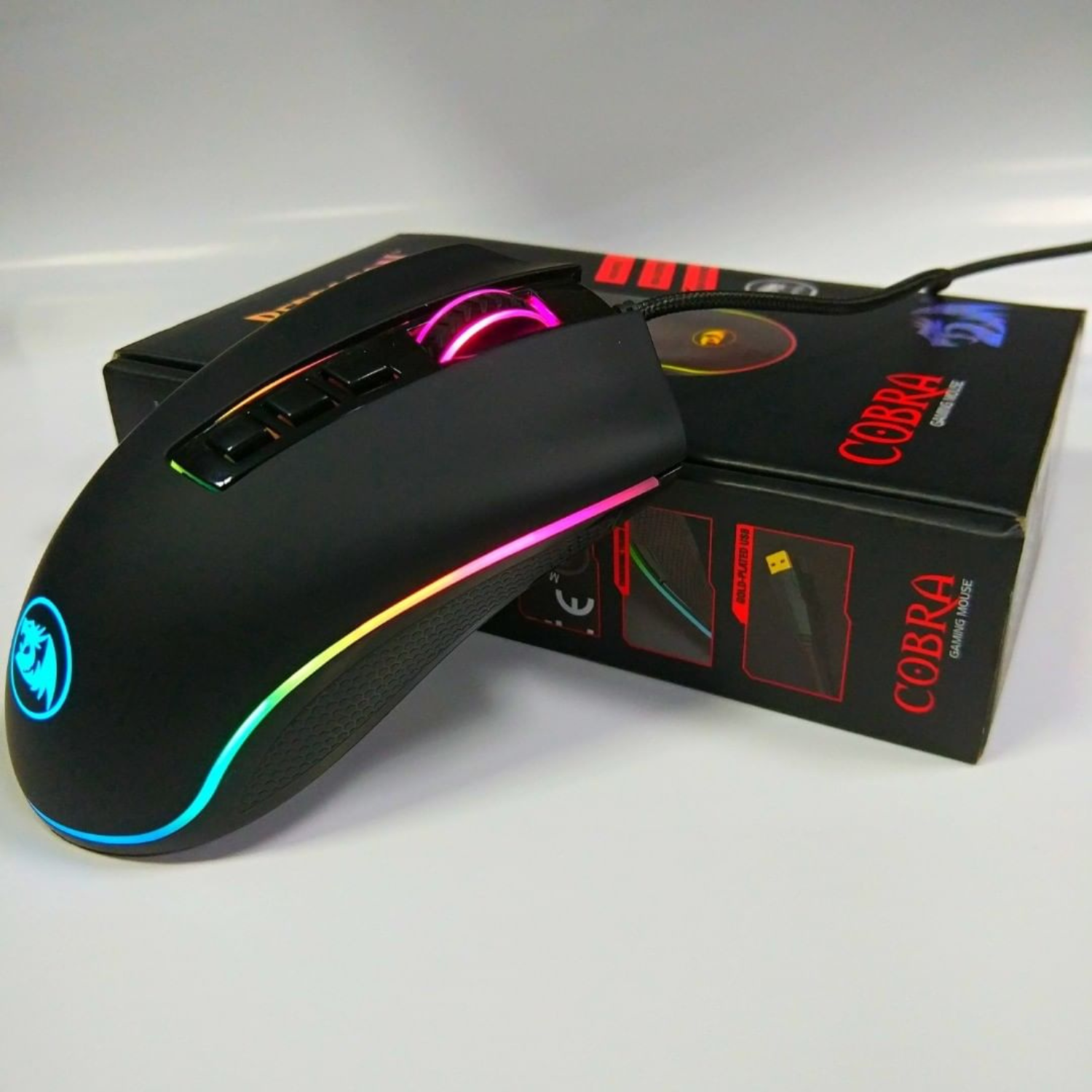 Mouse Gamer Redragon Cobra Chroma M711 Negro-3