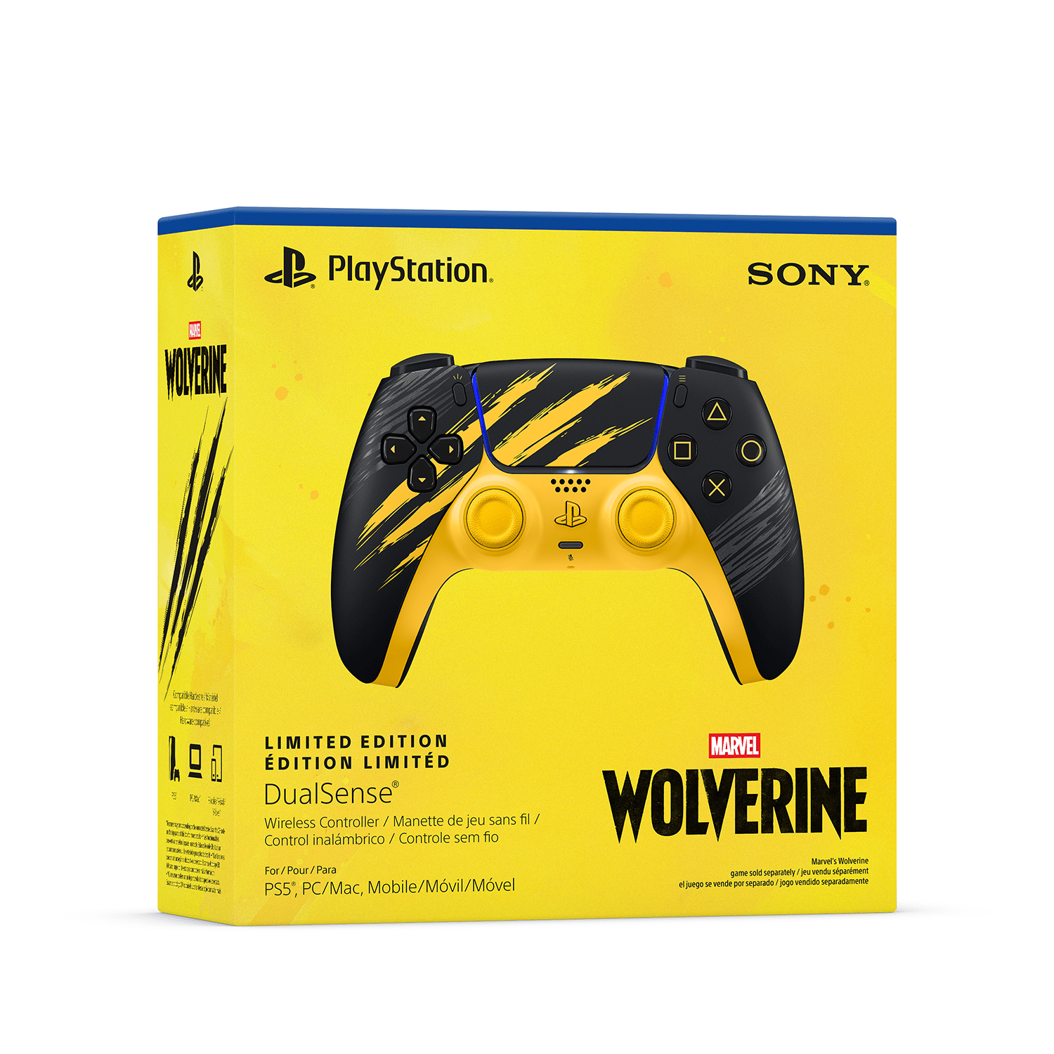 Control PS5 DualSense Marvel's Wolverine Edición Limitada-4