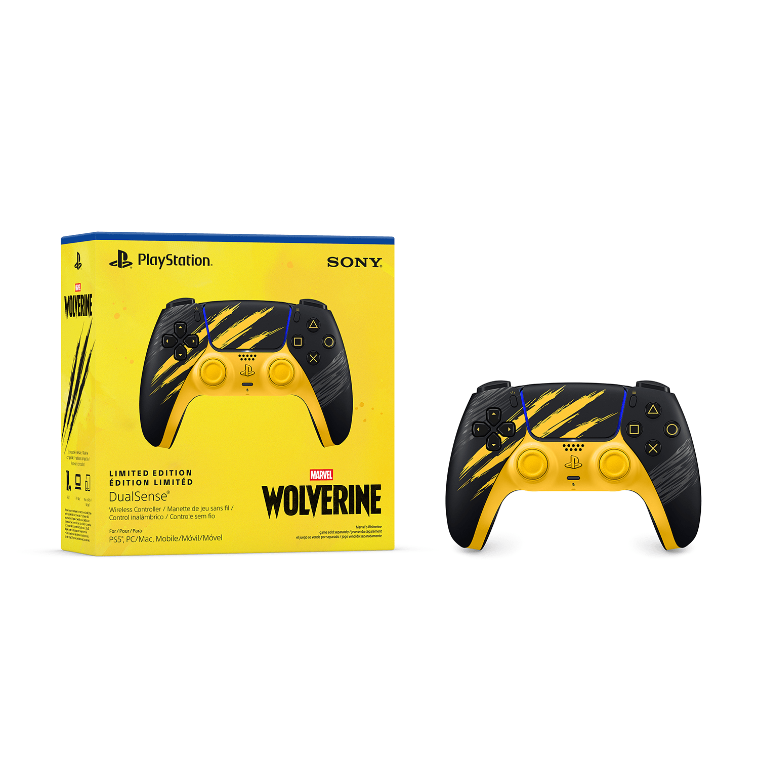 Control PS5 DualSense Marvel's Wolverine Edición Limitada-5