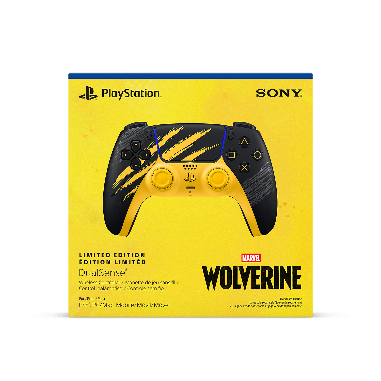 Control PS5 DualSense Marvel's Wolverine Edición Limitada-6