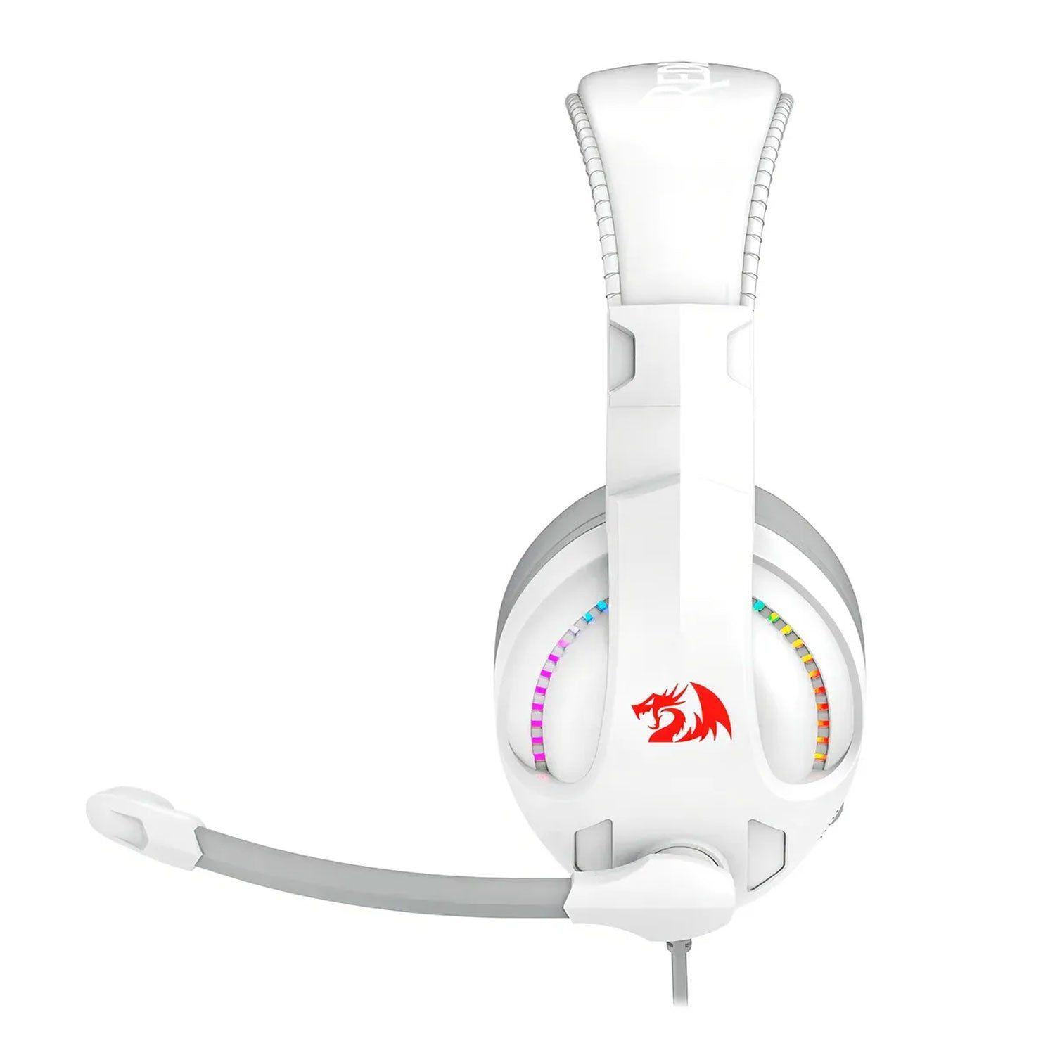 Audífonos Gamer Redragon Cronus RGB USB 3.5 mm Sonido Stereo 20 - 20k Hz RGB - Blanco-1