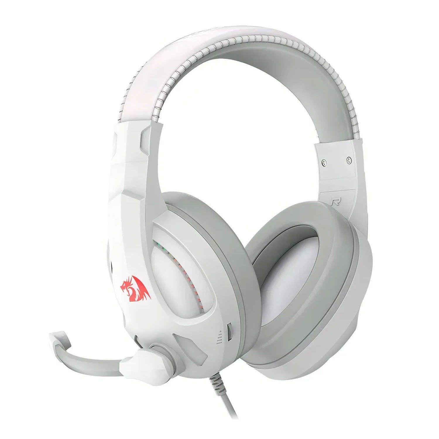 Audífonos Gamer Redragon Cronus RGB USB 3.5 mm Sonido Stereo 20 - 20k Hz RGB - Blanco-2