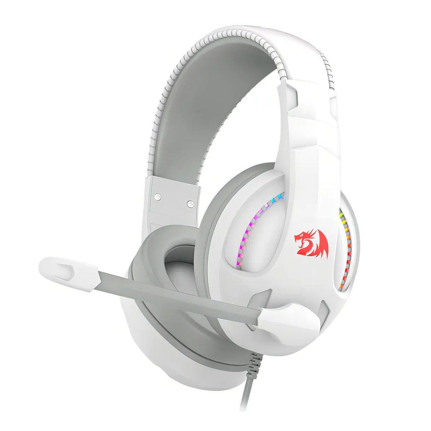 Audífonos Gamer Redragon Cronus RGB USB 3.5 mm Sonido Stereo 20 - 20k Hz RGB - Blanco-3
