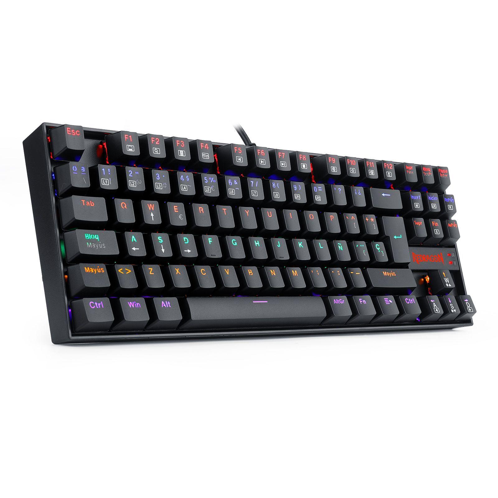 Teclado Gamer KUMARA 2 K552RSP Rainbow Negro-3