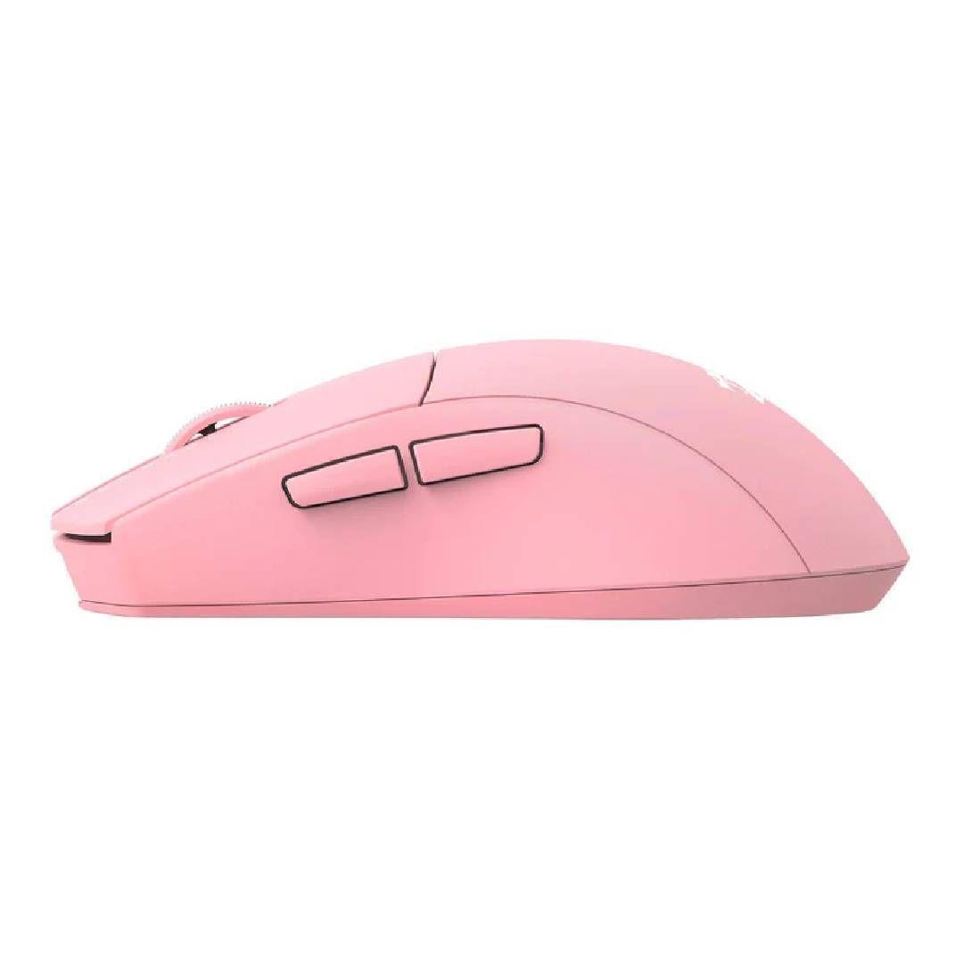 Mouse Gamer Redragon King Pro M916 Inalámbrico Tri-Mode Pixart 3395 1K Hz 16000 DPI - Rosado-0