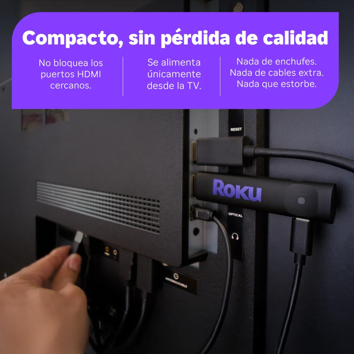 Roku Streaming Stick 2025 Dispositivo de streaming HD para TV-4