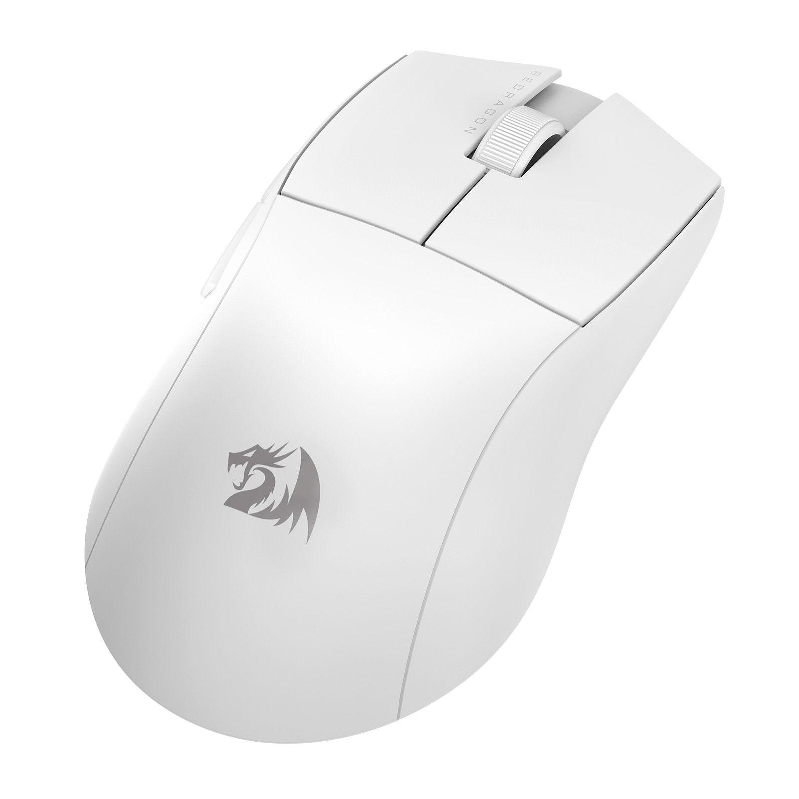Mouse Gamer Redragon King Pro M916 4K Hz Blanco-6