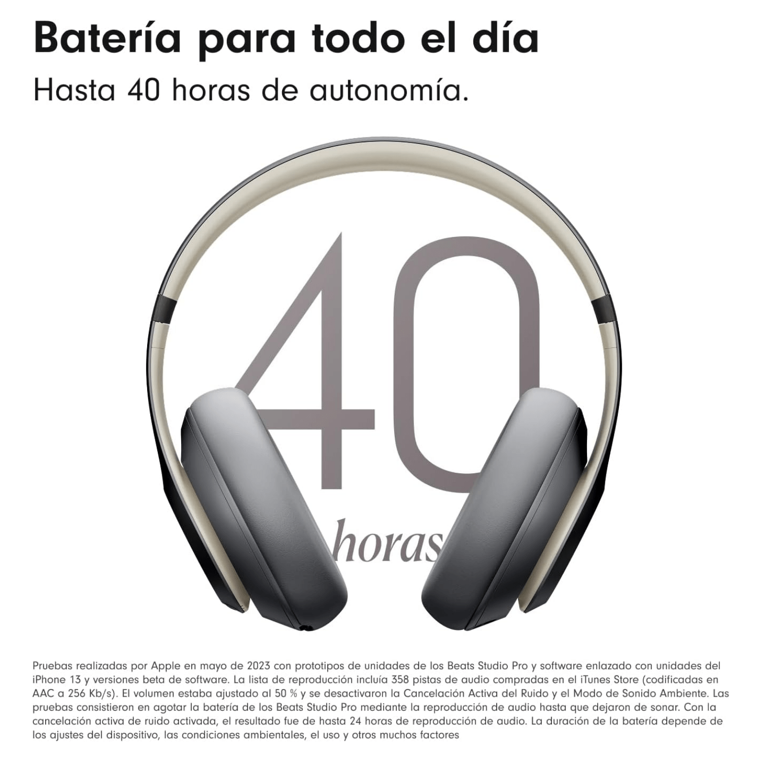 Audífonos Inalámbricos Beats Studio Pro Sand Gray-2