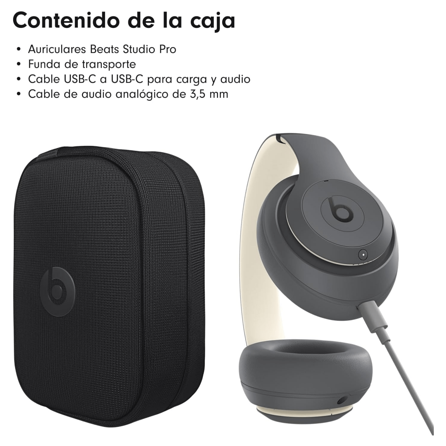 Audífonos Inalámbricos Beats Studio Pro Sand Gray-6