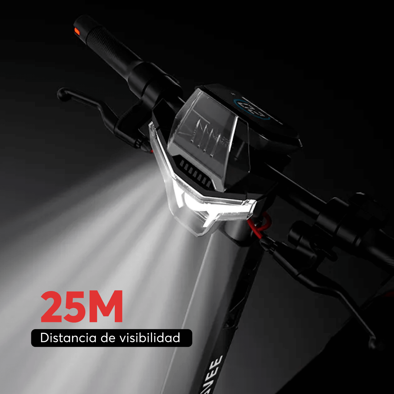 Scooter Eléctrico XT5 Pro 2200W Autonomía 75km Máx 50km/h Plegable-7