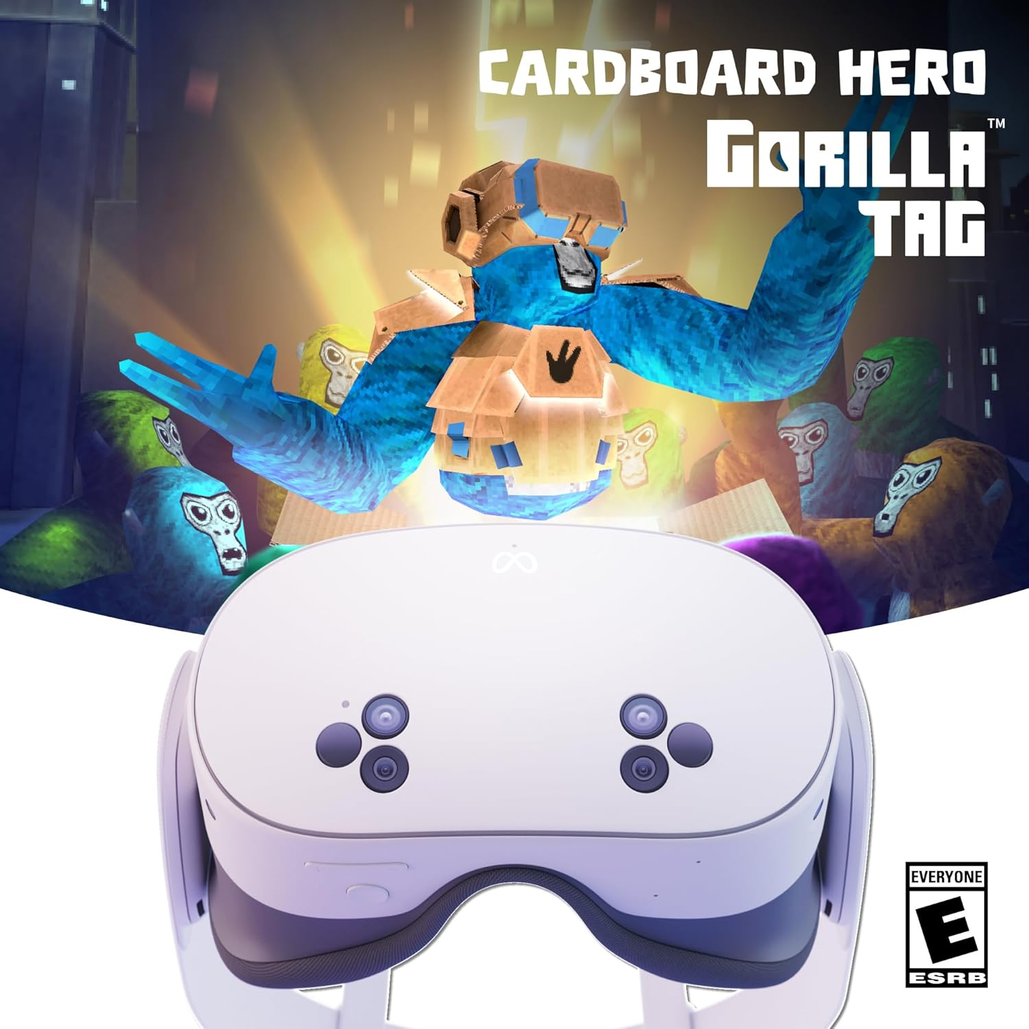 Oculus Meta Quest 3S Gorilla Tag Cardboard Bundle 128GB-1